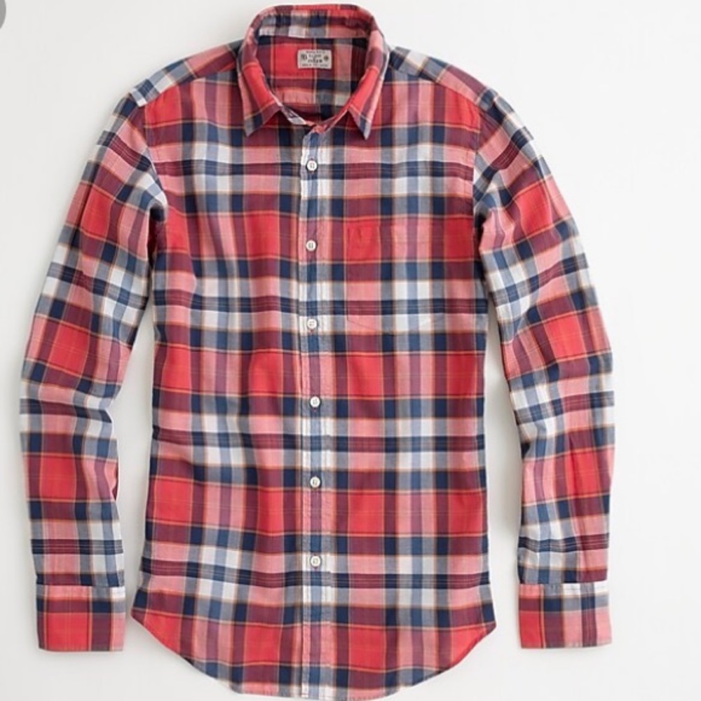 JCrew Mens thin flannel shirt